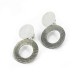 Earstickers Silber oxidized. Length.: 2,3 cm -