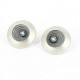 Ohrstecker Silber oxidiert Topas rund -