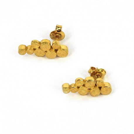 Earrings Silver Ggoldplated -