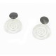 Earsticker Silver oxidized -